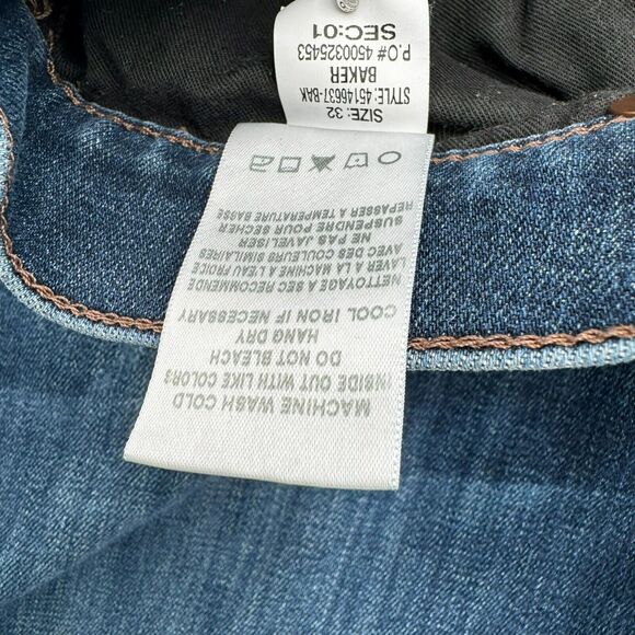 Joe's Jeans W 32 Brixton Straight + Narrow distressed stretch whisker wash Denim - Picture 7 of 10